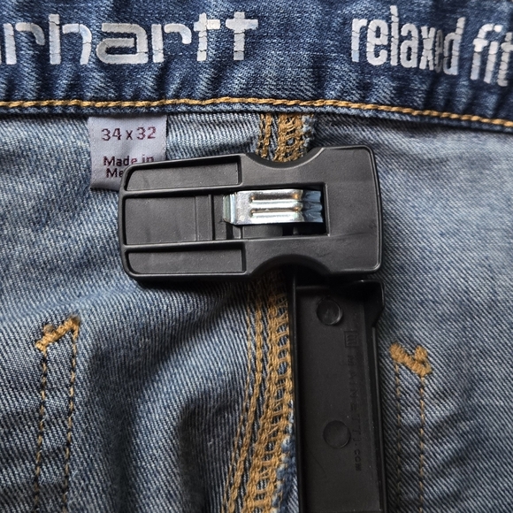 Carhartt Blue Straight Jeans Essential Style - Picture 5 of 8